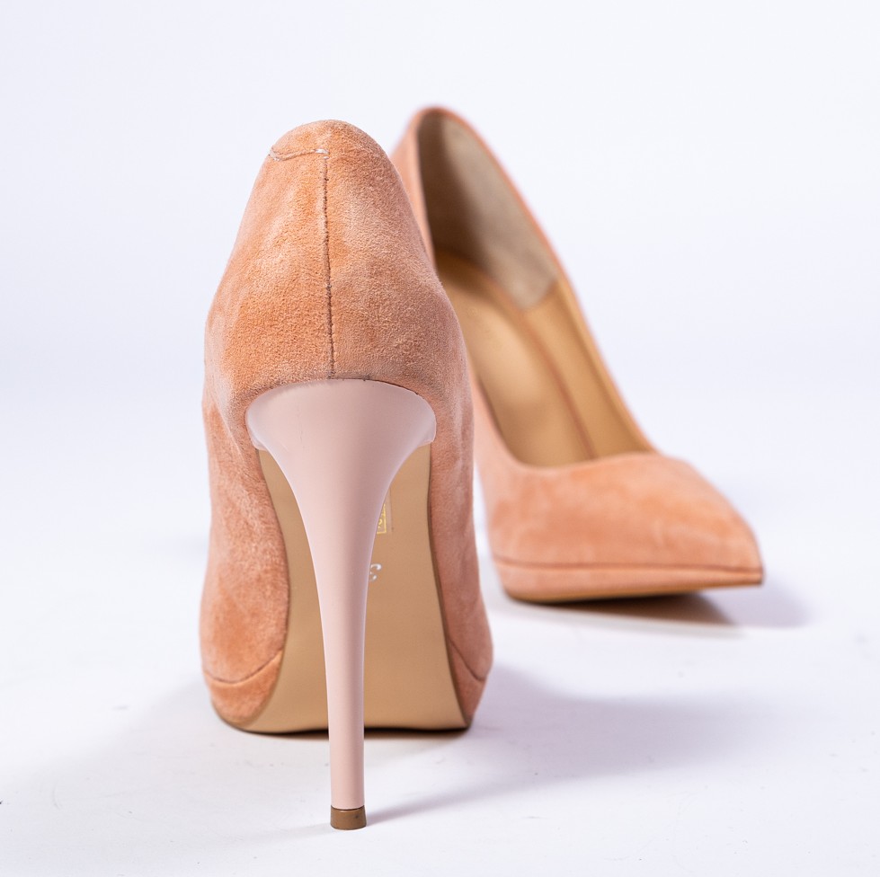 ДАМСКИ ОБУВКИ MARIA PEACH SUEDE