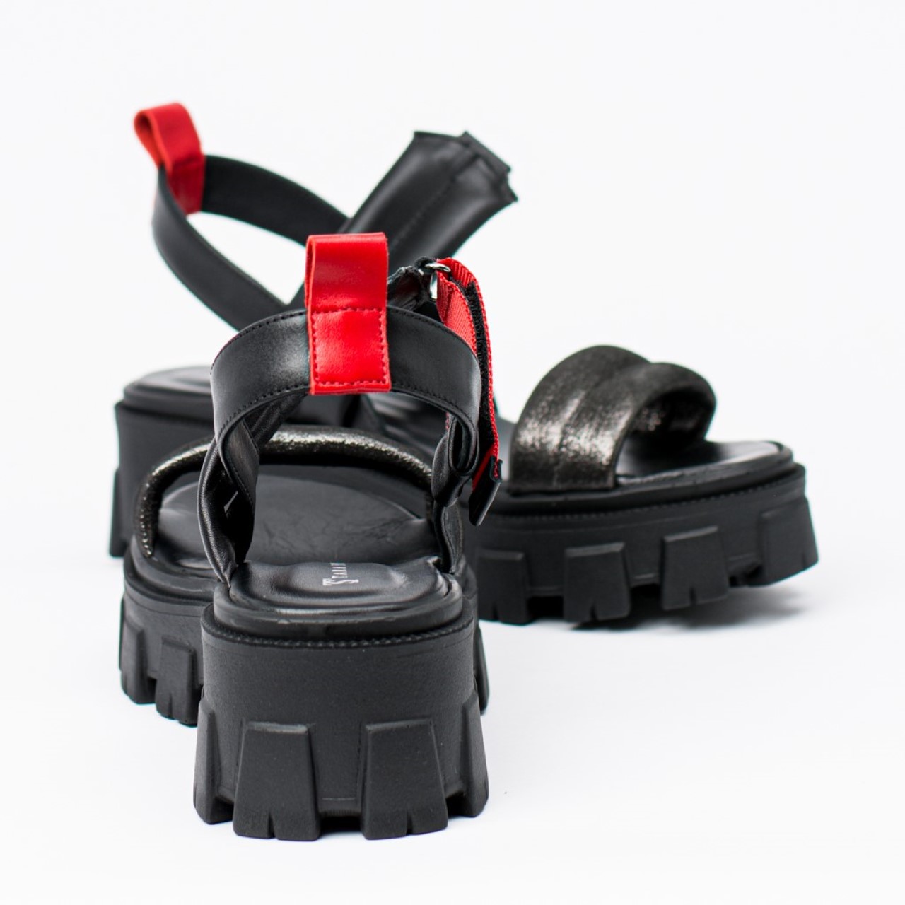 Сандали модел 21242 BLACK&RED